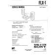 SONY FLX1 Instrukcja Serwisowa
