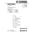 SONY HTDDW660 Instrukcja Serwisowa