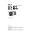 SONY BVM-1411P Instrukcja Obsługi