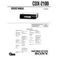 SONY CDX2100 Instrukcja Serwisowa