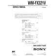 SONY WMFX321V Instrukcja Serwisowa