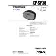 SONY XP-SP30 Instrukcja Serwisowa