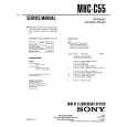 SONY MHC-C55 Instrukcja Serwisowa