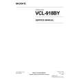 SONY VCL-918BY Instrukcja Serwisowa
