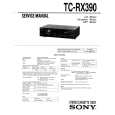 SONY TCRX390 Instrukcja Serwisowa