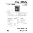 SONY HCDRXD6AV Instrukcja Serwisowa