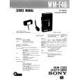 SONY WMF46 Instrukcja Serwisowa