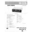 SONY XR532R Instrukcja Serwisowa