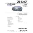 SONY CFDS20CP Instrukcja Serwisowa
