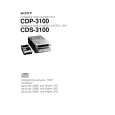 SONY CDS-3100 Instrukcja Obsługi