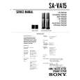SONY SA-VA15 Instrukcja Serwisowa