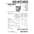 SONY HCD-HPZ7 Instrukcja Serwisowa