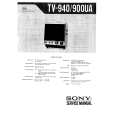 SONY TV-900UA Instrukcja Serwisowa