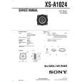 SONY XS-A1024 Instrukcja Serwisowa