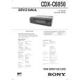 SONY CDXC6850 Instrukcja Serwisowa