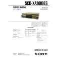 SONY SCD-XA300ES Instrukcja Serwisowa