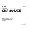 SONY CMA-8A Instrukcja Obsługi