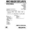 SONY MHC-RX70 Instrukcja Serwisowa