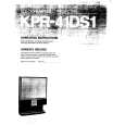 SONY KPR-41DS1 Instrukcja Obsługi
