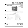 SONY WMFX213 Instrukcja Serwisowa