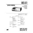 SONY XESC1 Instrukcja Serwisowa