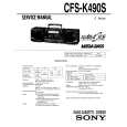 SONY CFS-K490S Instrukcja Serwisowa