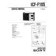 SONY ICF-F10S Instrukcja Serwisowa
