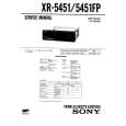 SONY XR5451/FP Instrukcja Serwisowa