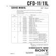 SONY CFD-11L Instrukcja Serwisowa