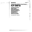 SONY ICF-SW10 Instrukcja Obsługi