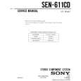 SONY SEN611CD Instrukcja Serwisowa