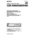 SONY CDX-5060 Instrukcja Obsługi