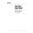SONY CATX7P VOLUME 1 Instrukcja Serwisowa