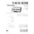 SONY TC-H6700/D Instrukcja Serwisowa