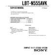 SONY LBT-N555AVK Instrukcja Serwisowa