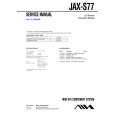SONY JAXS77 Instrukcja Serwisowa
