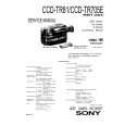 SONY CCD-TR81 Instrukcja Obsługi