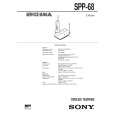 SONY SPP68 Instrukcja Serwisowa