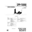 SONY SPPFX880 Instrukcja Serwisowa