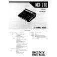 SONY MX-710 Instrukcja Serwisowa