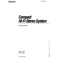 SONY HST-D107 Instrukcja Obsługi