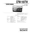 SONY CFM-165TW Instrukcja Serwisowa