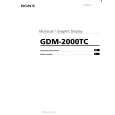 SONY GDM-2000TC Instrukcja Obsługi
