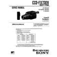 SONY CCD-FX730V Instrukcja Obsługi