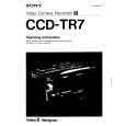 SONY CCD-TR7 Instrukcja Obsługi