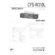 SONY CFS-W310L Instrukcja Serwisowa