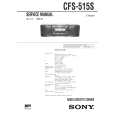 SONY CFS515S Instrukcja Serwisowa