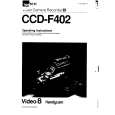 SONY CCD-F402 Instrukcja Obsługi