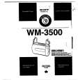 SONY WM-3500 Instrukcja Obsługi