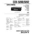 SONY CDX5092 Instrukcja Serwisowa